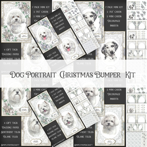 Dog Portrait Christmas Bumper Kit