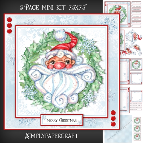 Holly Jolly Santa Mini Kit 2