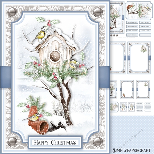Winter Bird House 7x5 Mini Kit 1