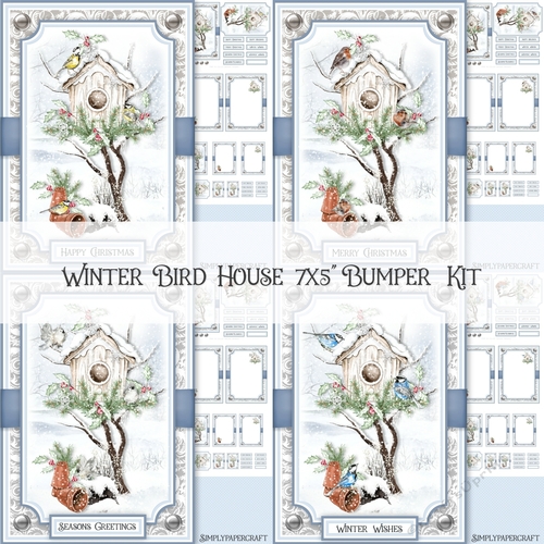 Winter Bird House 7x5 Bumper Kit