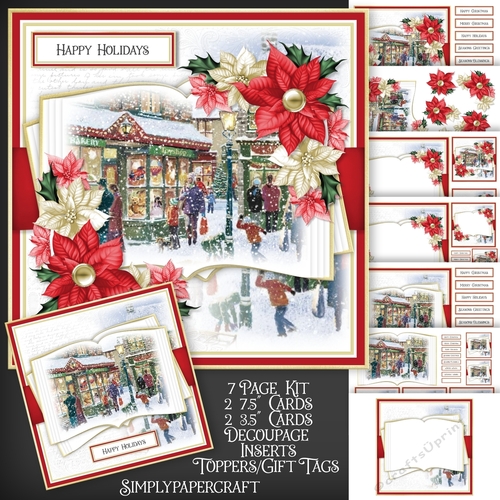 A Christmas Shopping Story Open Book Mini Kit 3