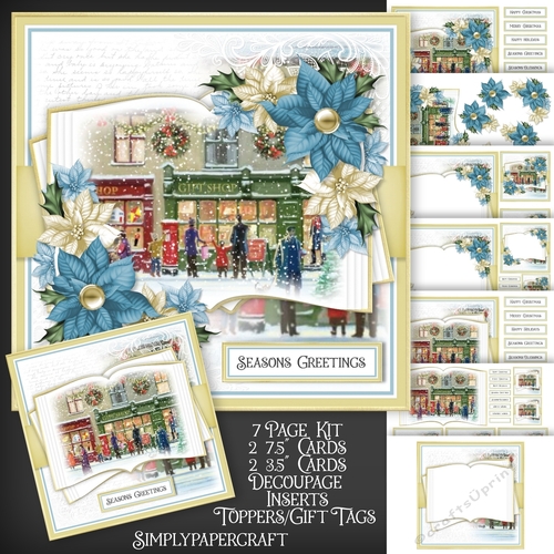 A Christmas Shopping Story Open Book Mini Kit 4