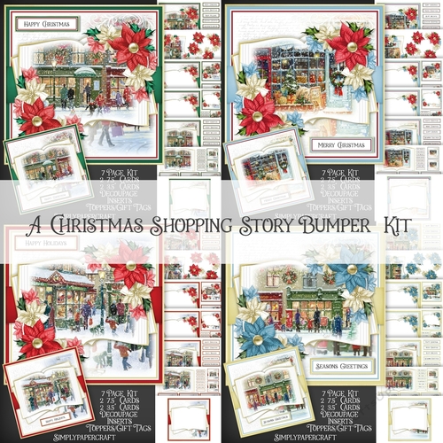 A Christmas Shopping Story Open Book Bumper Kit