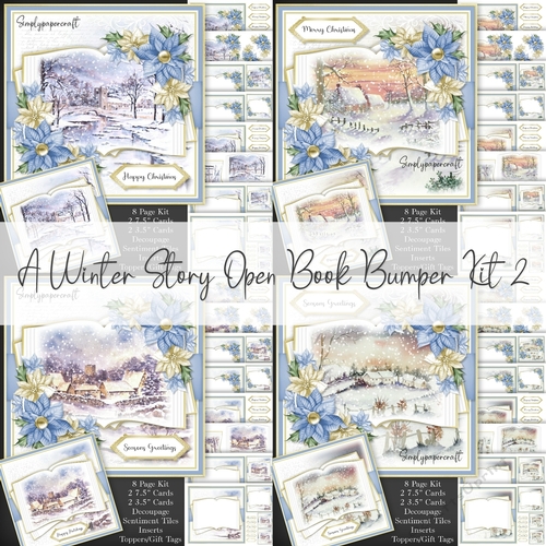 A Winter Story Open Book Bumper Kit 2