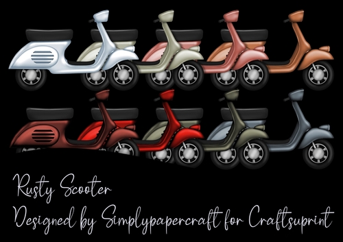 Rusty Scooter PNG