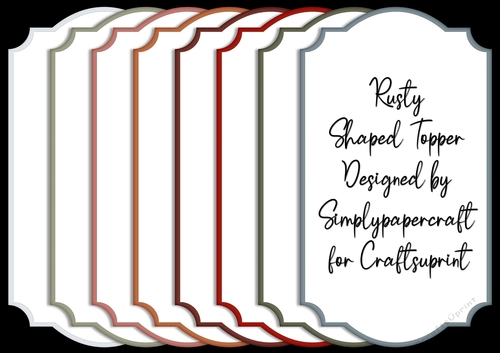 Rusty Shaped Topper PNG