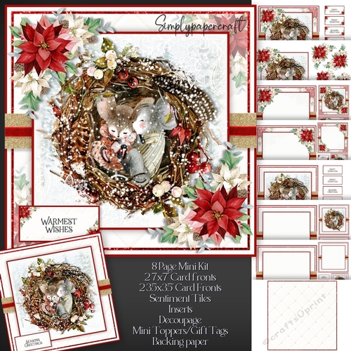 Christmas Mice Mini Kit 3
