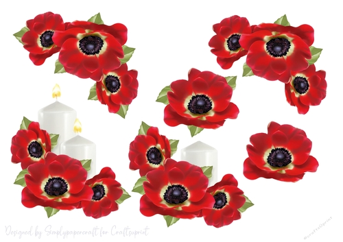 Poppy Candle Step by Step 