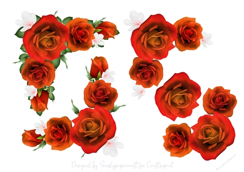 Rose Vignette Step by Step 8