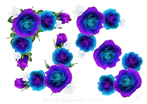 Rose Vignette Step by Step 10