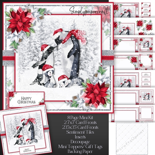 Christmas Penguins Mini Kit 6