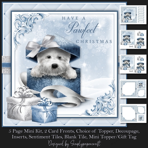 Westie Christmas Mini Kit 1