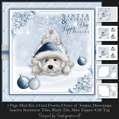 Westie Christmas Mini Kit 4