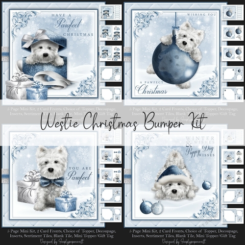 Westie Christmas Bumper Kit
