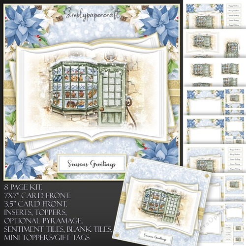 Vintage Christmas Shop Open Book 3