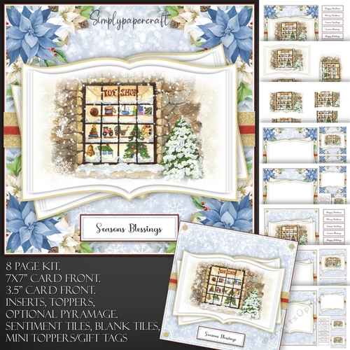 Vintage Christmas Shop Open Book 4