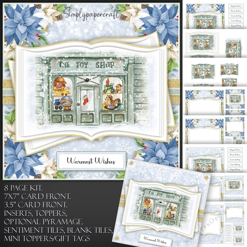 Vintage Christmas Shop Open Book 6