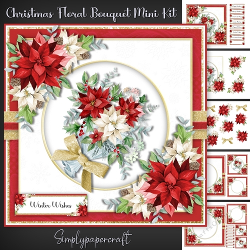 Christmas Floral Bouquet Mini Kit