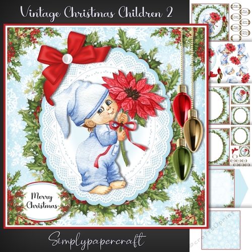 Vintage Christmas Children 2