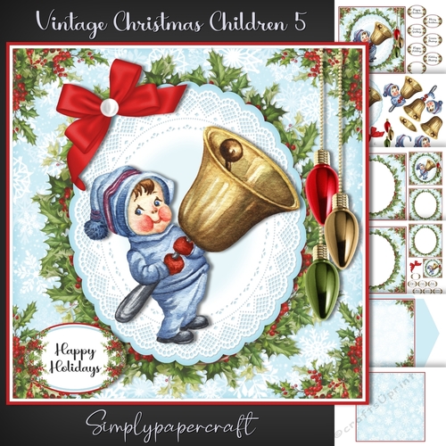 Vintage Christmas Children 5