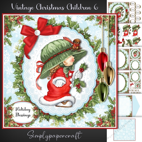 Vintage Christmas Children 6