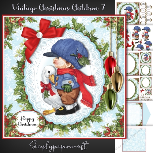 Vintage Christmas Children 7