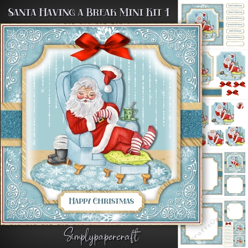 Santa Having a Break Mini kit 1
