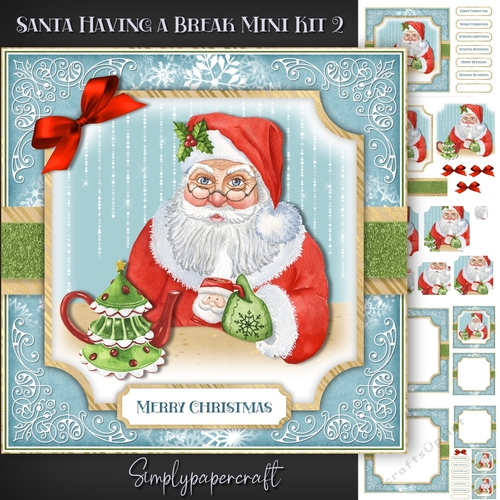 Santa Having a Break Mini kit 2