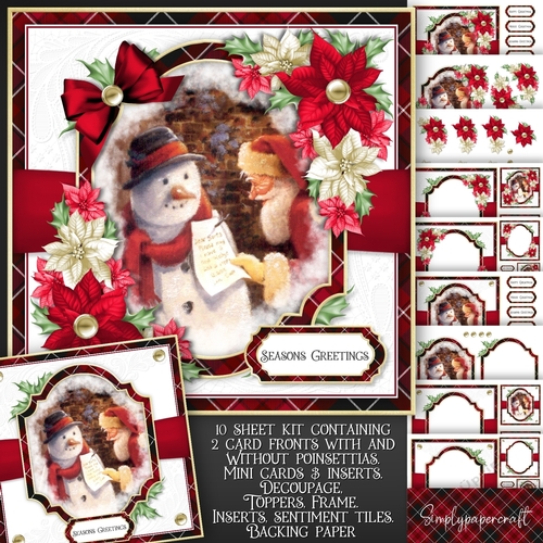 Tartan Christmas Santa Mini Kit 3