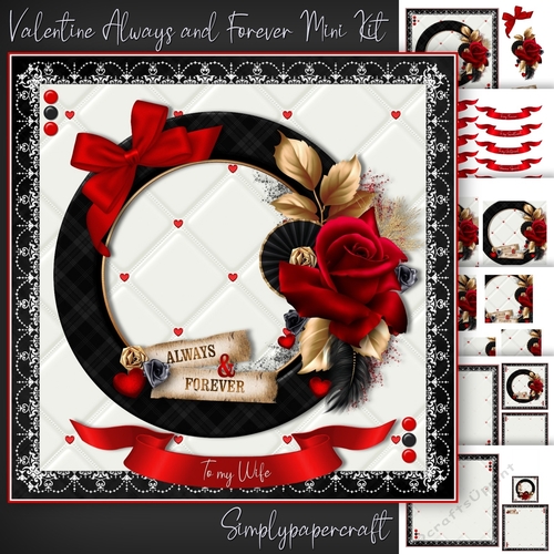 Valentine Always and Forever Mini Kit