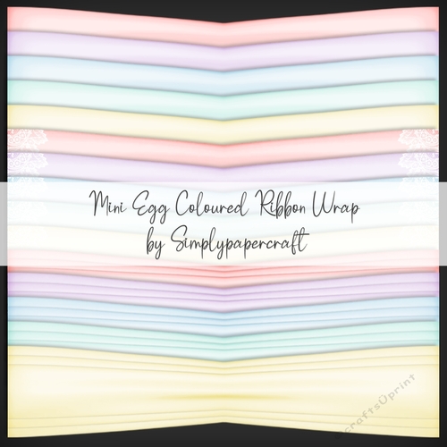 Mini Egg Coloured Ribbon Wrap