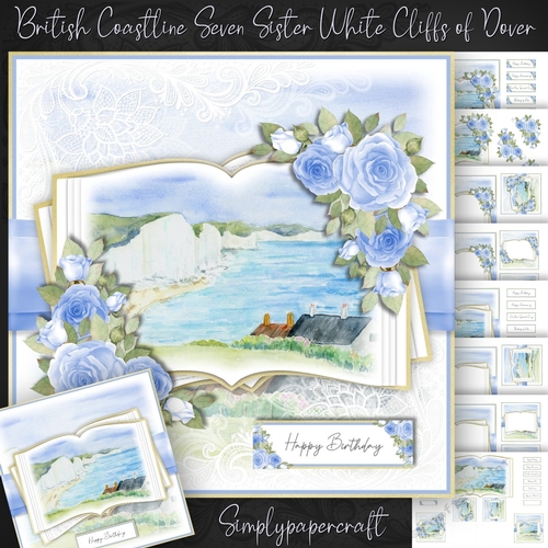 British Coastline Seven Sister White Cliffs of Dover
