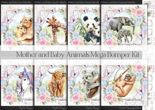 Mother and Baby Animals Mega Bumper Kit