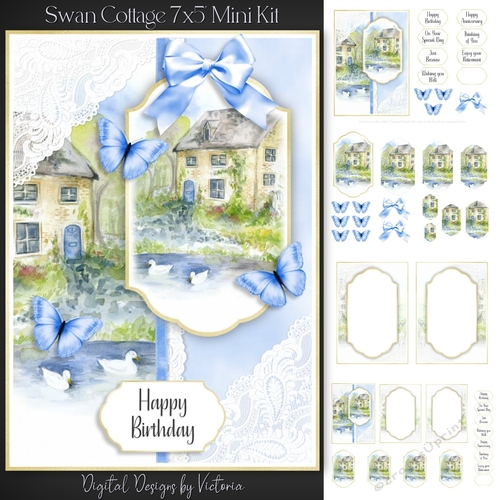 Swan Cottage 7x5 Mini Kit