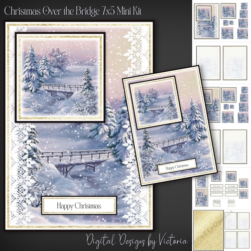 Christmas Over the Bridge 7x5 Mini Kit