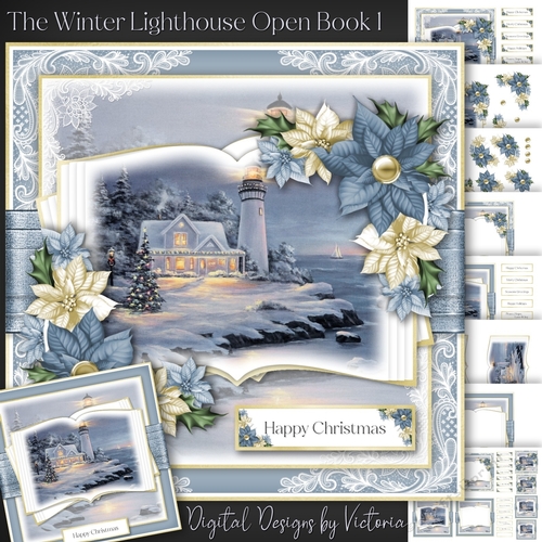 The Winter Lighthouse Open Book 1
