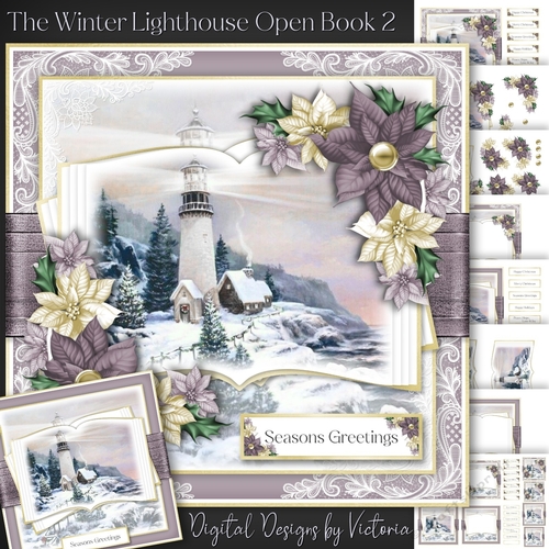 The Winter Lighthouse Open Book 2