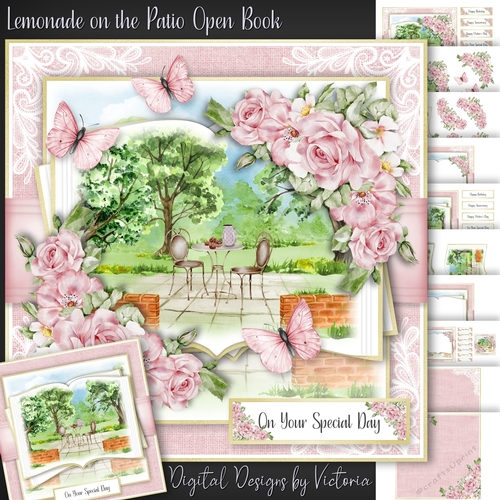 Lemonade on the Patio Open Book