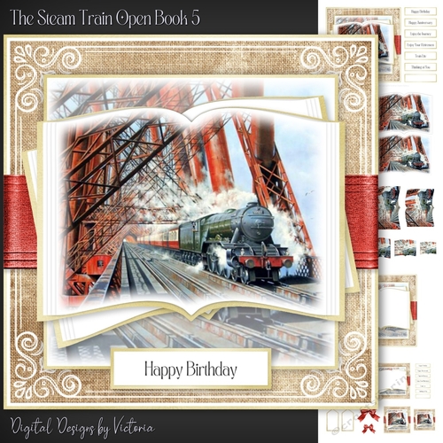 The Steam Train Open Book 5