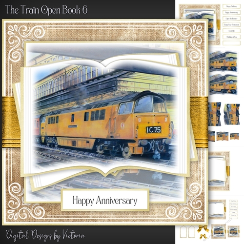 The Train Open Book 6