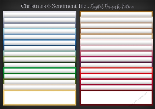 Christmas 6 Sentiment Tile