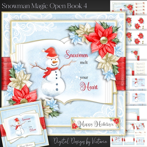 Snowman Magic Open Book 4