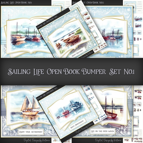 Sailing Life Open Book Bumper Set No.1