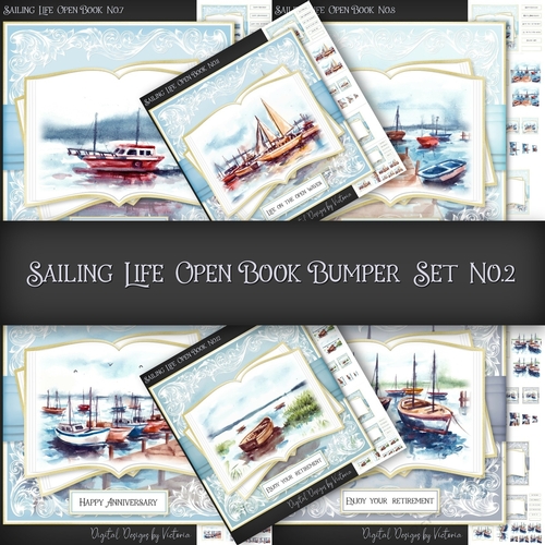 Sailing Life Open Book Bumper Set No.2