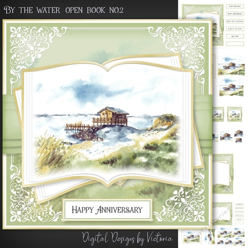 By the Water Open Book No 2