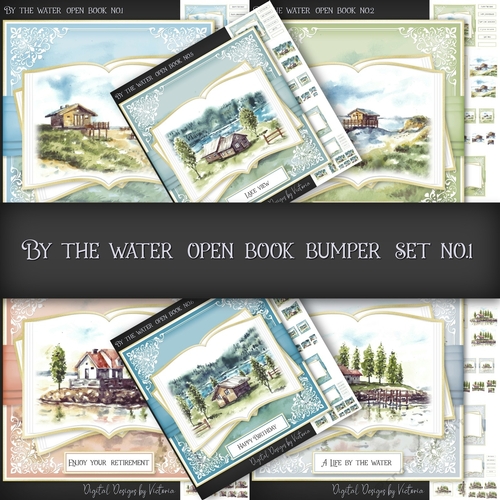 By the Water Open Book Bumper Set No 1