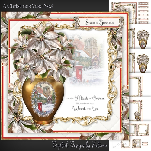 A Christmas Vase No.4