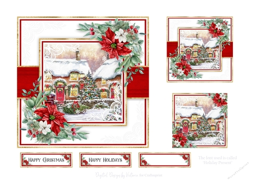 Cottage Garden Christmas No.4