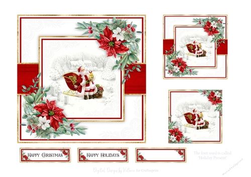 Santa and Sleigh No.1