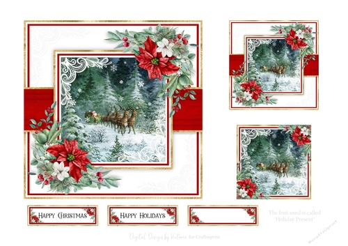 Santa and Sleigh No.2